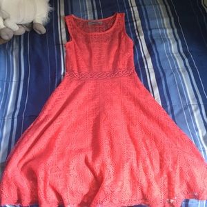 Coral dress